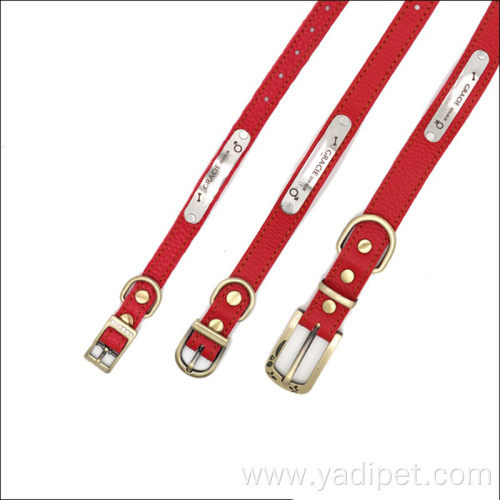 wholesale pet supplies leather collar hot